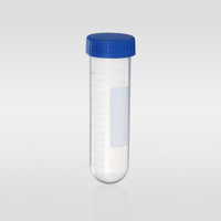 Tubes à centrifuger en plastique PP de qualité supérieure, jetables, stériles, coniques, pour tests