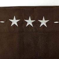 Ensemble de draps en microfibre de polyester léger 4 pièces avec taie d'oreiller brodée d'étoiles