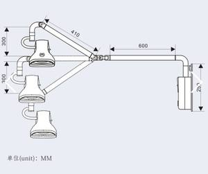 AM-2021W-3 luce da visita medica a parete 21W per visite mediche di controllo e esame dentale - Product Image 3
