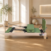 Machine de Pilates Reformer en bois, glisse silencieuse et fluide, modèle classique, prix de gros, fitness haut de gamme