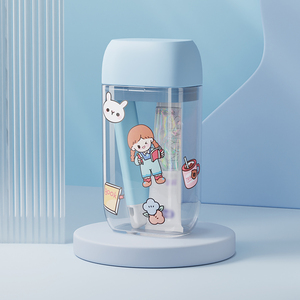 Moda da viaggio portatile sigillato dentifricio scatola portaoggetti doppio collutorio tazza di plastica <span class=keywords><strong>porta</strong></span> <span class=keywords><strong>spazzolino</strong></span> da denti - Product Image 5