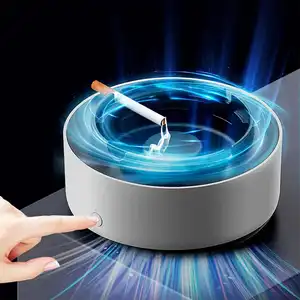 Multi-Purpose Ashtray with Air Purifier for Filtering Second-Hand Smoke Cigarettes