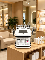 Nouvelle conception, machine faciale d'hydrodermabrasion 10 en 1, peeling au diamant, pistolet à oxygène à bulles fines, lifting du visage, rajeunissement de la peau, norme européenne