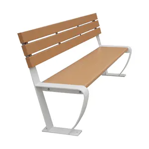 Mobili per esterni in legno per il tempo libero panca al di fuori del parco in legno di recupero sedia da giardino panca da giardino fornitore