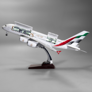 OEM Máy bay mô hình Airbus A380 Tiểu vương quốc mở loại hãng hàng không Kích thước 46cm Kinh doanh Quà Tặng quy mô 1/160 A380 - Product Image 1