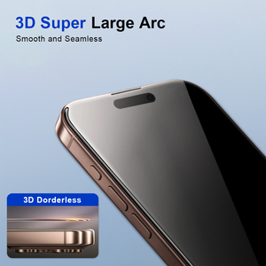 Yongboly không tĩnh lớn arc cạnh không biên giới 25 độ chống gián điệp thả bảo vệ ESD sự riêng tư 9H bảo vệ màn hình cho iPhone 17 - Product Image 5