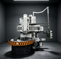 Tour CNC vertical CK5116 multifonctionnel à colonne unique pour le travail de découpe des métaux