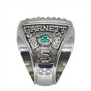 Bague de championnat des Boston Celtics de Kevin Garnett XH 2008 avec pierre naturelle et alliage, nom et numéro personnalisés, bijoux de sport pour homme - Product Image 4