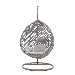 Giường treo ngoài trời bằng mây nhựa, ghế thư giãn đu quay sân vườn khách sạn 2026 - Product Image 5