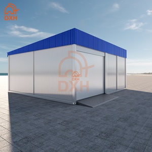 DXH Chine Usine sur mesure 20FT 15FT 10FT Structure en acier Panneau sandwich Entrepôt préfabriqué en conteneurs Stockage à <span class=keywords><strong>vendre</strong></span> - Product Image 2