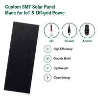 Panel Surya SMT Tahan Air Efisiensi Tinggi 1W 2W 3W 3.8W 5W ETFE Modul Surya Kecil 5V 6V 7V PV untuk Sensor Kalung Sapi
