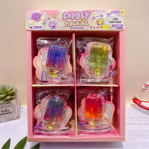 Nuevo Llavero de Cristal con Figura de Muñeca Negra, Juguete Antiestrés para Niños - Product Image 4