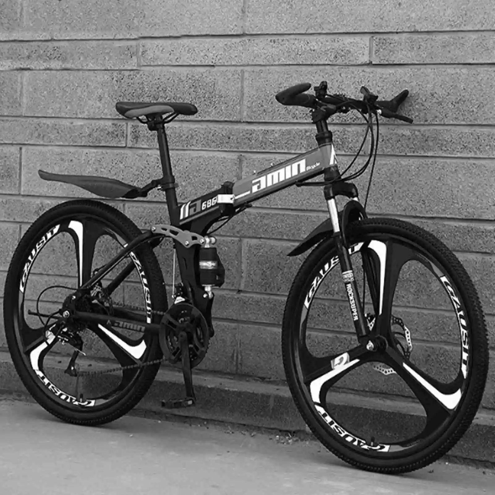 Cina di alta qualità personalizzato 24 26 27.5 29 pollici pieghevole OEM Bicicleta 21 velocità Full Suspension adulti Mountain Bike pieghevole