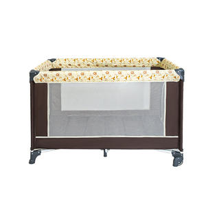 Parc de jeu pliable et transformable en lit bébé avec <span class=keywords><strong>table</strong></span> à <span class=keywords><strong>langer</strong></span> et roulettes, vente en gros directe usine pour le commerce extérieur - Product Image 1