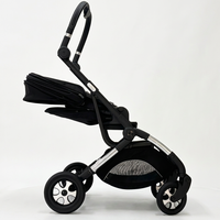 Poussette compacte 2 en 1 pour bébé, pliable, système de voyage avec rotation à 360° °   Organisateur de poussette pour bébé avec siège réversible
