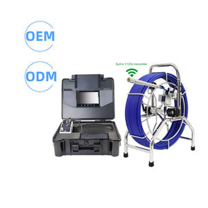 Caméra d'inspection de <span class=keywords><strong>canalisation</strong></span> télescopique avec câble de 10 m, 50 m, 100 m, caméra de <span class=keywords><strong>canalisation</strong></span> de 9 pouces, inspection de <span class=keywords><strong>canalisation</strong></span>, égout, OEM d'usine - Product Image 1