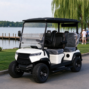 Carro de Golf Eléctrico de 4 Plazas para Turismo, Buggy con Suspensión Independiente para Transporte de Pasajeros en Parques Nacionales - Product Image 1