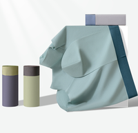 Boxers mi-hauts pour hommes adultes, doux, respirants, antibactériens, séchage rapide, écologiques, en tissu tricoté Spandex/Polyester