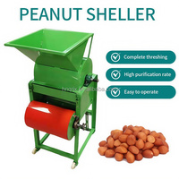 Machine à décortiquer les cacahuètes à haute efficacité avec une capacité de 300-500 kg, construction en acier inoxydable multi-tension