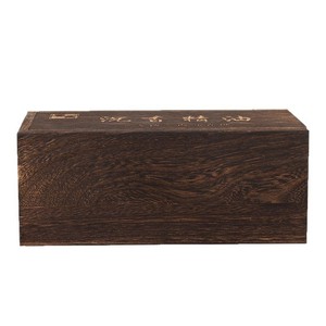 Caja de almacenamiento de aceites esenciales de madera, rectangular, color quemado, con compartimentos para joyas y accesorios - Product Image 4
