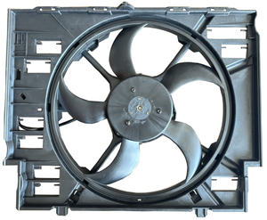 Para <span class=keywords><strong>BMW</strong></span> 5 Series E60 2002-2009 400W OE 17428508251 Ventilador de refrigeración del coche Conjunto de ventilador de refrigeración del radiador del motor - Product Image 2