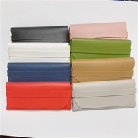 Étui à lunettes en PVC personnalisé, pochette souple pour lunettes de soleil, étui en cuir tendance à marque privée, étui à lunettes de soleil pas cher avec logo personnalisé