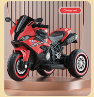 Tricycle électrique pour enfants, moto à roulettes, voiture à roulettes, 6V rechargeable, grand jouet en plastique, tricycle avec éducation précoce