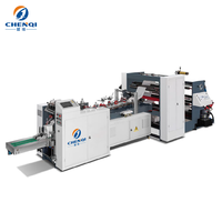 Machine automatique Chenqi CQE-260/350 à point de soudure et fond en V pour la fabrication de sacs en papier, haute vitesse, pour sacs de courses et sacs alimentaires, EPC automatique