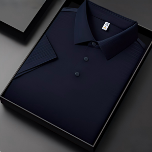 Polo Casual para <span class=keywords><strong>Hombre</strong></span> 2026, Moderno, Sencillo, <span class=keywords><strong>de</strong></span> Algodón Puro, Transpirable, Antipilling, Versátil - Product Image 1