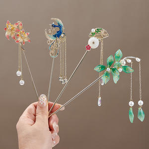 <span class=keywords><strong>ปิ่น</strong></span><span class=keywords><strong>ปัก</strong></span><span class=keywords><strong>ผม</strong></span>สไตล์จีน<span class=keywords><strong>โบราณ</strong></span> รูปนกฟีนิกซ์ <span class=keywords><strong>ปิ่น</strong></span><span class=keywords><strong>ปัก</strong></span><span class=keywords><strong>ผม</strong></span>สำหรับผู้หญิง ประดับดอกโบตั๋นและมุก - Product Image 2