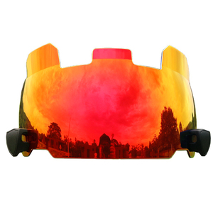 Visiera Protettiva Trasparente Colorata in PC Anti-UV Anti-graffio Personalizzabile per Caschi da Football Americano - Product Image 4
