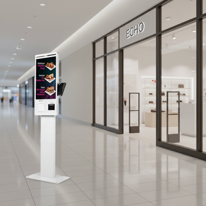 Kiosque de paiement interactif automatique <span class=keywords><strong>McDonald</strong></span>'s 21,5 24 27 32'' avec écran tactile, machine de commande automatique - Product Image 2