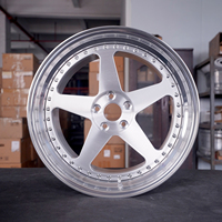 Nouvel ensemble de 3 jantes en alliage d'aluminium forgé de 15, 16, 17, 18, 19, 20, 21, 22, 24, 26, 28, 30 pouces. Roues de Voiture