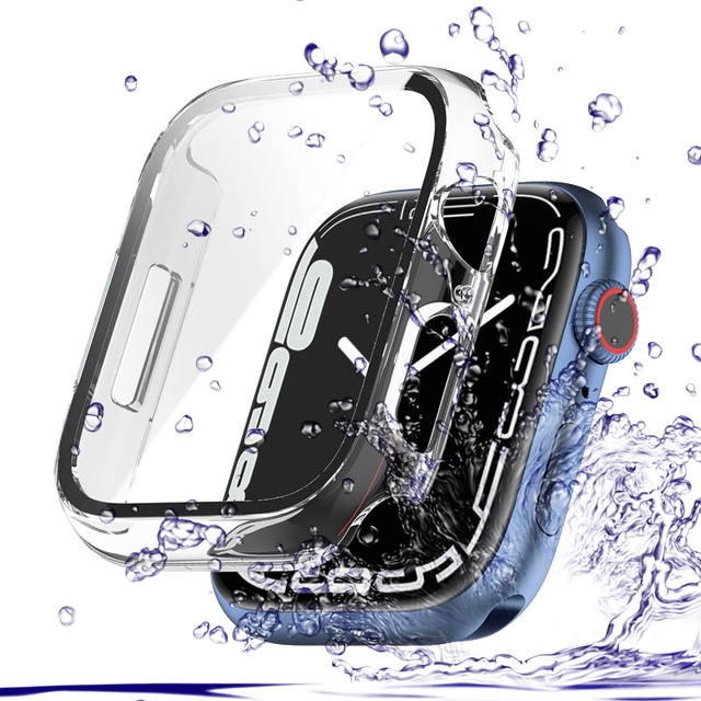 Waterproof Watch case 42mm Screen Protector 42#46# for IWatch 10 Screen Protection case