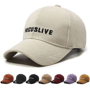 HG toutes saisons automne hiver voyage en plein air casquette de baseball Style coréen lettre brodé velours hommes femmes Couple casquette Dot - Product Image 2