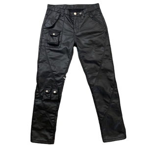 DENIMGUYS Hip Hop hommes Jeans enduits cirés multi-poches personnalisé Streetwear hommes épilation à la cire Denim pantalon jean - Product Image 1