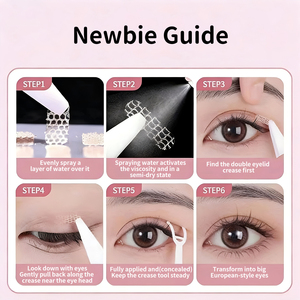 Bande adhésive invisible LMLTOP pour <span class=keywords><strong>paupières</strong></span> doubles, autocollant pour <span class=keywords><strong>paupières</strong></span> simples, facile à appliquer, super adhésif, hypoallergénique, sans danger pour la peau - Product Image 5