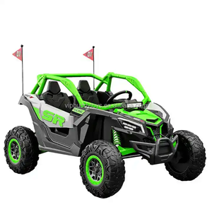 VIP Buddy Factory 24V Battery Power 4*4 Voitures électriques à quatre roues pour enfants filles de 12 ans Lumière en plastique abordable - Product Image 6