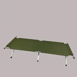 Ultralichte Aluminium Draagbare Outdoor Marcherende Opvouwbare Camping Eenpersoonsbed-Voor Parkschool Of Ziekenhuisgebruik