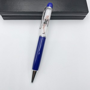 ボールペンスクールオフィス文房具用カスタムフローターキラキラ液体フローティングボールペン - Product Image 2