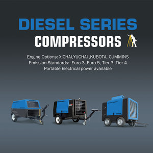 Compressore d'Aria Diesel Mobile Portatile da 120CFM con Motore Cinese per Perforazione e Attività Minerarie - Product Image 5