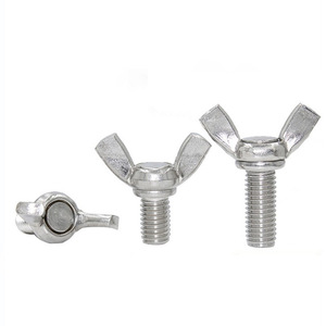 Tornillos de Mariposa Métricos de 40 mm M2, Galvanizados en Zinc, de Alta Calidad, Fabricados en Fábrica, al por Mayor, DIN 318, Acero Inoxidable - Product Image 2