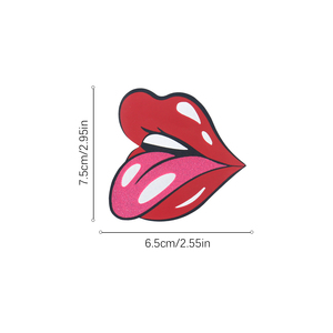 Pegatinas <span class=keywords><strong>de</strong></span> pecho con forma <span class=keywords><strong>de</strong></span> labios, cubrepezones sexys, pezoneras adhesivas, cubrepezones rosas sexys para chicas, pegatinas para senos. - Product Image 5