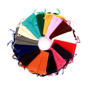 Bolsa de Terciopelo de Alta Calidad para Regalos, con Logotipo Personalizado, Tamaño Pequeño, para Perfumes, Pelucas, Rímel, Proveedor Chino, Venta al Por Mayor - Product Image 4