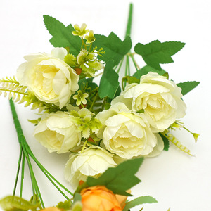 Ramos de Ranúnculos Artificiales, Arreglos Florales de Seda, Decoración para Bodas y Hogar, Accesorios de Fotografía, Alta Simulación, Reutilizables - Product Image 4