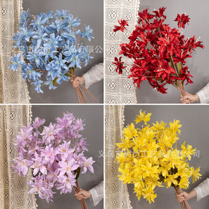 ช่อดอกลิลลี่ประดิษฐ์จากผ้าไหม สำหรับตกแต่งงานแต่งงาน ใช้ซ้ำได้ - Product Image 3