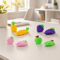 Jouet télescopique anti-stress unique, style pixel art 3D, couleurs vives et durables, écologique, haute qualité d'impression, idéal pour cadeaux d'entreprise
