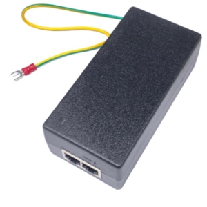Thụ động PoE Injector 100-240VAC để 48VDC 30W PoE Adapter 2.5g 5g 10G Ethernet chuyển đổi cung cấp điện với bảo vệ tăng - Product Image 1