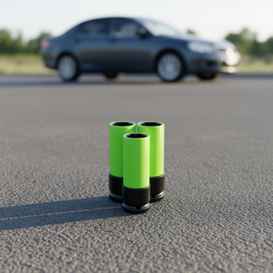 Juego de tubos de plástico verde de 86 mm para reparación de neumáticos de coche - Product Image 3