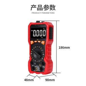 Multímetro Digital de 4 Dígitos, 1000V DC, 750V AC, 20A, Corriente, Rango Automático, Reparación Eléctrica - Product Image 4